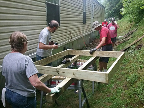 Assembling the Stoop Frame